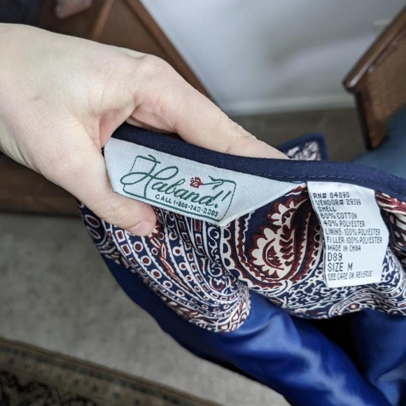 Vintage Paisley Pattern Quilted Jacket - Picture 5 of 5